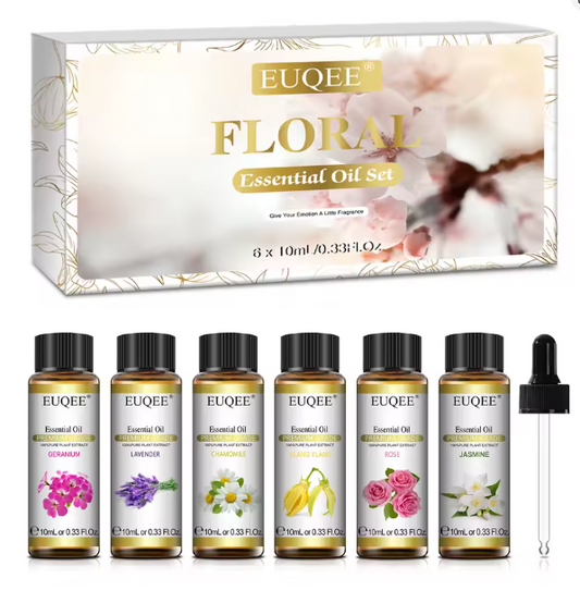 Premium Essential Oils Set (6×10ml) — Perfect Match for ZenFlame™